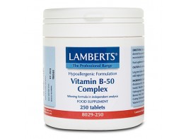 VITAMIN B50 COMPLEX 60TAB 8029 LAMBERTS Imagen del producto VITAMIN B50 COMPLEX 60TAB 8029 LAMBERTS