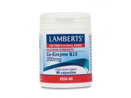 COENZIMA Q10 60 CAPS 200MG 8534 LAMBERTS Imagen del producto COENZIMA Q10 60 CAPS 200MG 8534 LAMBERTS