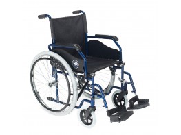 Breezy 90 silla de ruedas 24" maciza ancho 42cm azul Imagen del producto Breezy 90 silla de ruedas 24" maciza ancho 42cm azul