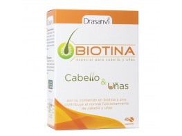 Drasanvi Biotina 45 comprimidos 400mcg Imagen del producto Drasanvi Biotina 45 comprimidos 400mcg