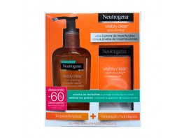 Neutrogena Visibly clear hidratante oil-free + Limpiador jabón Imagen del producto Neutrogena Visibly clear hidratante oil-free + Limpiador jabón