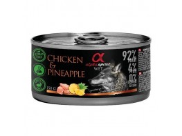 Alpha Spirit comida húmeda de pollo y piña para perros 6 x 400g Imagen del producto Alpha Spirit comida húmeda de pollo y piña para perros 6 x 400g