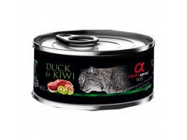 Imagen del producto Alpha Spirit alimento completo de pato y manzana para perros adultos 6 x 400g