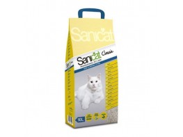 Sanicat Classic sin perfume, arena para gatos 10l Imagen del producto Sanicat Classic sin perfume, arena para gatos 10l