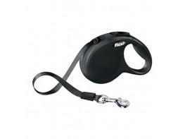 Flexi New Classic S correa extensible negra 5m 1u Imagen del producto Flexi New Classic S correa extensible negra 5m 1u