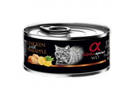 Imagen del producto Alpha Spirit lata para gatos de boquerón y manzana 6 x 200g