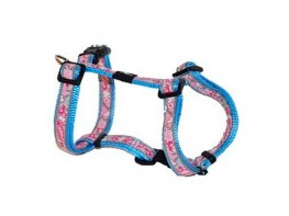 Imagen del producto Rogz Pink Hearts Armed Response arnés talla L azul 1u