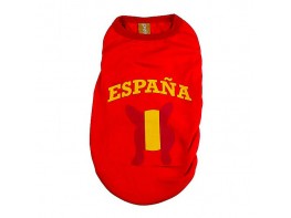 Imagen del producto Camiseta de España para perros talla S 23cm