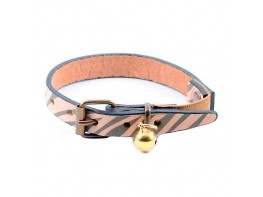 Imagen del producto Artleather collar Nobuk cebra gato