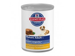Imagen del producto Hills Science plan mature 7+ active longevity adulto dog food tins 12 x 370g