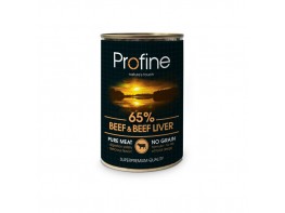 Profine lata de buey, comida húmeda para perros 6 x 400g Imagen del producto Profine lata de buey, comida húmeda para perros 6 x 400g