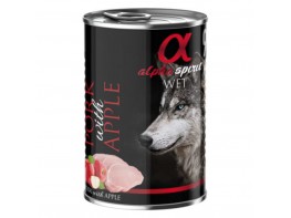 Alpha Spirit lata de cerdo y manzana, alimento húmedo para perros adultos 6u x 400g Imagen del producto Alpha Spirit lata de cerdo y manzana, alimento húmedo para perros adultos 6u x 400g