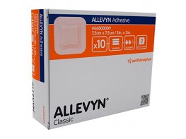 Allevyn adhesive 7,5x7,5cm 10u aposito Imagen del producto Allevyn adhesive 7,5x7,5cm 10u aposito