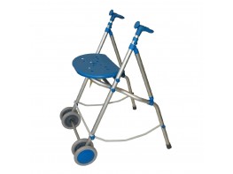 ANDADOR RUEDAS C/ASIENTO COL AZUL ARA-C Imagen del producto ANDADOR RUEDAS C/ASIENTO COL AZUL ARA-C