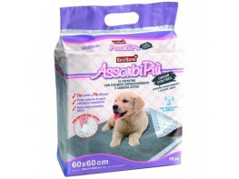 Imagen del producto Bestbone empapadores superabsorbentes con carbón activo para mascotas 60 x 60cm 10 unidades.