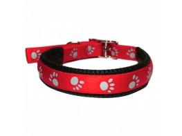Imagen del producto Rosewood collar reflec huellas rojo 40 cm x 15 mm