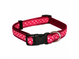 Imagen del producto Rosewood collar rojo puntos blancos 35-50 cm x 18 mm
