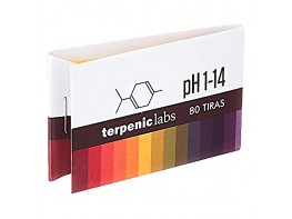 Terpenic Labs tiras pH 1-14 80u Imagen del producto Terpenic Labs tiras pH 1-14 80u