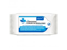 Salustar toallitas higienizantes clorhexidina 72u Imagen del producto Salustar toallitas higienizantes clorhexidina 72u