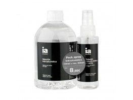 Interapothek spray solución hidroalcohólica 100ml + recarga 500ml Imagen del producto Interapothek spray solución hidroalcohólica 100ml + recarga 500ml