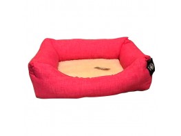 Siesta cama rosa cojin borreguito 55 cm Imagen del producto Siesta cama rosa cojin borreguito 55 cm