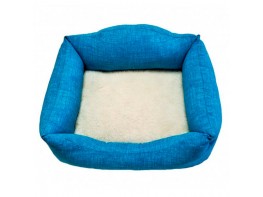 Siesta cama turquesa con cojín de oveja 55cm Imagen del producto Siesta cama turquesa con cojín de oveja 55cm