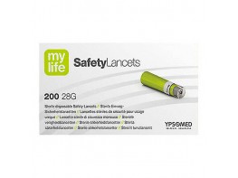 MyLife Safety lancetas 28g 200u Imagen del producto MyLife Safety lancetas 28g 200u