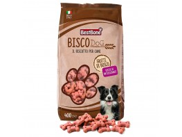 Imagen del producto Bestbone Galleta biscodog sabor vainilla 400 g