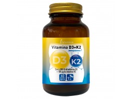 Plameca vitamina d3+k2 60 cápsulas vegetales Imagen del producto Plameca vitamina d3+k2 60 cápsulas vegetales