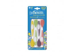 Dr.Brown's cucharas c/surtido pack 4u Imagen del producto Dr.Brown's cucharas c/surtido pack 4u