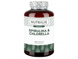Nutralie espirulina y chlorella 180 cápsulas Imagen del producto Nutralie espirulina y chlorella 180 cápsulas