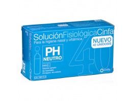 SOLUCION FISIOLOGICA 40 UNIDOSIS CINFA Imagen del producto SOLUCION FISIOLOGICA 40 UNIDOSIS CINFA