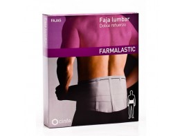 FAJA FARMALASTIC LUMBAR REFORZADA T/2 Imagen del producto FAJA FARMALASTIC LUMBAR REFORZADA T/2
