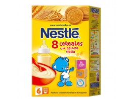 Nestlé Papilla 8 cereales con galleta 600g Imagen del producto Nestlé Papilla 8 cereales con galleta 600g