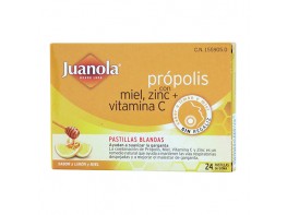 Juanola propolis miel-limon 24 pastillas Imagen del producto Juanola propolis miel-limon 24 pastillas