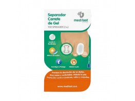 Separador dedo medilast gel sili talla-S 2u Imagen del producto Separador dedo medilast gel sili talla-S 2u