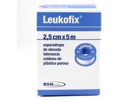 Leukofix Esparadrapo plástico 5x2,5 cm Imagen del producto Leukofix Esparadrapo plástico 5x2,5 cm