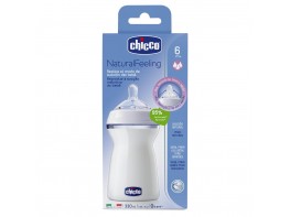 Chicco Biberón Natural Feeling flujo rápido 330ml Imagen del producto Chicco Biberón Natural Feeling flujo rápido 330ml