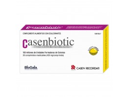 Casenbiotic Limón 30 comprimidos Imagen del producto Casenbiotic Limón 30 comprimidos