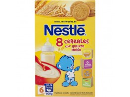 Nestlé papilla de 8 cereales con galleta maría +6 meses 725g Imagen del producto Nestlé papilla de 8 cereales con galleta maría +6 meses 725g