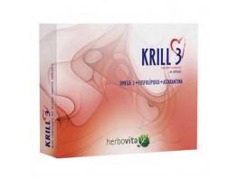 KRILL 3 60 PERLAS HERBOVITA Imagen del producto KRILL 3 60 PERLAS HERBOVITA