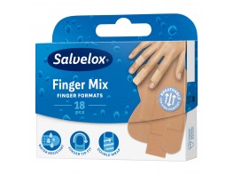 SALVELOX APOSITO ADHES FINGER MIXED 18U. Imagen del producto SALVELOX APOSITO ADHES FINGER MIXED 18U.