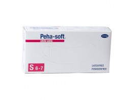 Peha-Soft Guantes Nitrilo Blanco Talla S 100u Imagen del producto Peha-Soft Guantes Nitrilo Blanco Talla S 100u