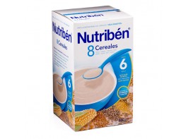 Nutribén 8 cereales 600gr Imagen del producto Nutribén 8 cereales 600gr