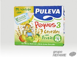 Puleva peques 3 con 7 cereales y fruta 10 packs 3x200ml Imagen del producto Puleva peques 3 con 7 cereales y fruta 10 packs 3x200ml