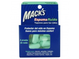 Mack´s tapones espuma ruido 5 par Imagen del producto Mack´s tapones espuma ruido 5 par