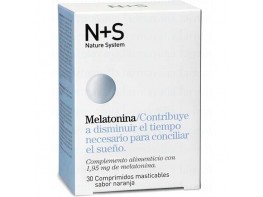 N+S MELATONINA 30 COMPRIMIDOS MASTICABLE Imagen del producto N+S MELATONINA 30 COMPRIMIDOS MASTICABLE