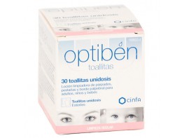 OPTIBEN TOALLITAS OCULARES 30 UDS Imagen del producto OPTIBEN TOALLITAS OCULARES 30 UDS