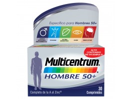 Multicentrum hombre 50+ 30 comprimidos Imagen del producto Multicentrum hombre 50+ 30 comprimidos