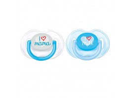 Avent chupete ultra air happy 0-6 niño Imagen del producto Avent chupete ultra air happy 0-6 niño